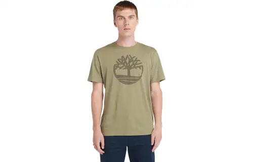 Timberland RIVER TREE T Shirt Men's Green