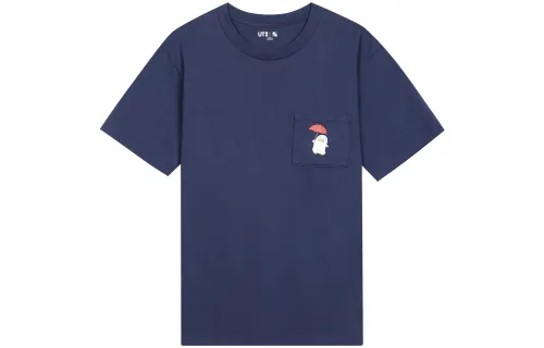 UNIQLO x YINHUN,LIANMINGKUAN SS23 T Shirt Unisex Navy Blue