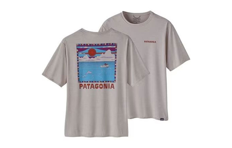 Patagonia Logo print T shirt