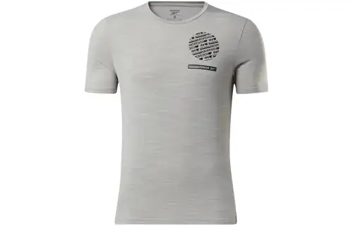 Reebok TSR SS AC GRAPHIC TEE T Shirt Men's Gray