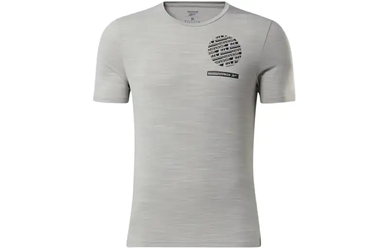 Reebok TSR SS AC GRAPHIC TEE T Shirt Men's Gray