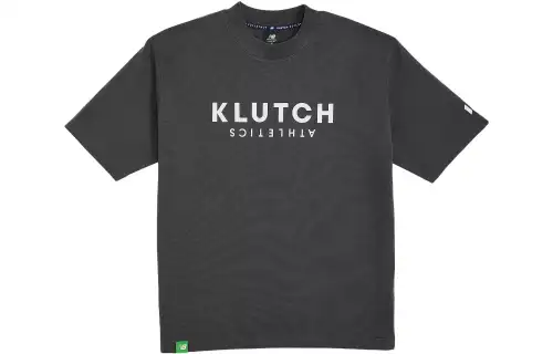 New Balance Klutch T Shirts Men's Black Crew Neck Moderate Straight Fit