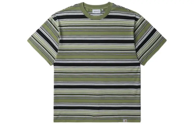 Carhartt WIP T Shirts Men's Green Crew Neck Moderate