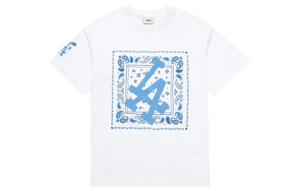 MLB Los Angeles Dodgers T Shirt Unisex Ecru
