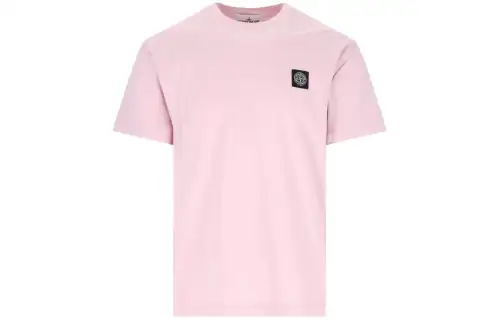 STONE ISLAND T Shirt Men's Pink