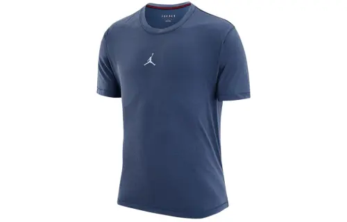 Jordan Drop Shoulder Sleeve T-Shirt Men's Blue
