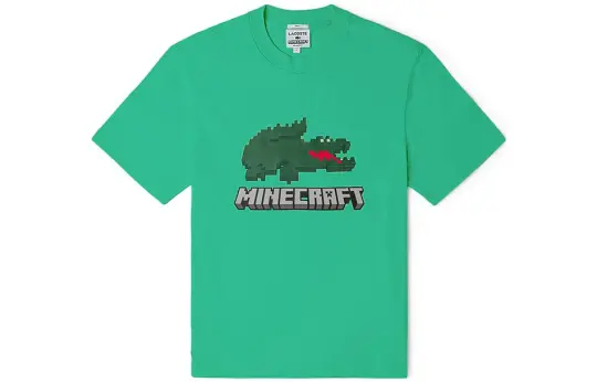 LACOSTE x MINECRAFT, T Shirt Unisex Green