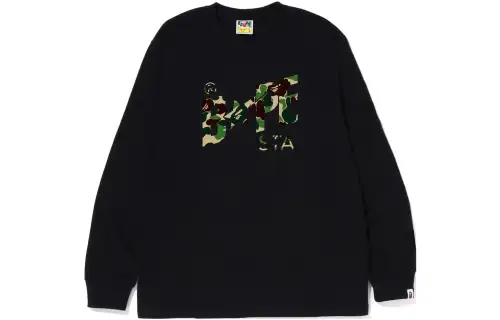 Bape Abc Camo Bape Sta Logo L/S Tee