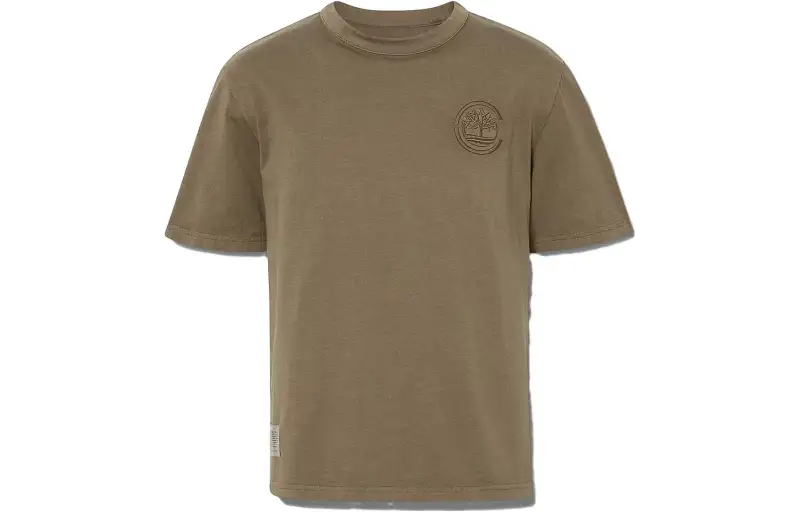 Timberland X CLOT Future73 T Shirts Unisex Green Crew Neck Moderate Straight Fit