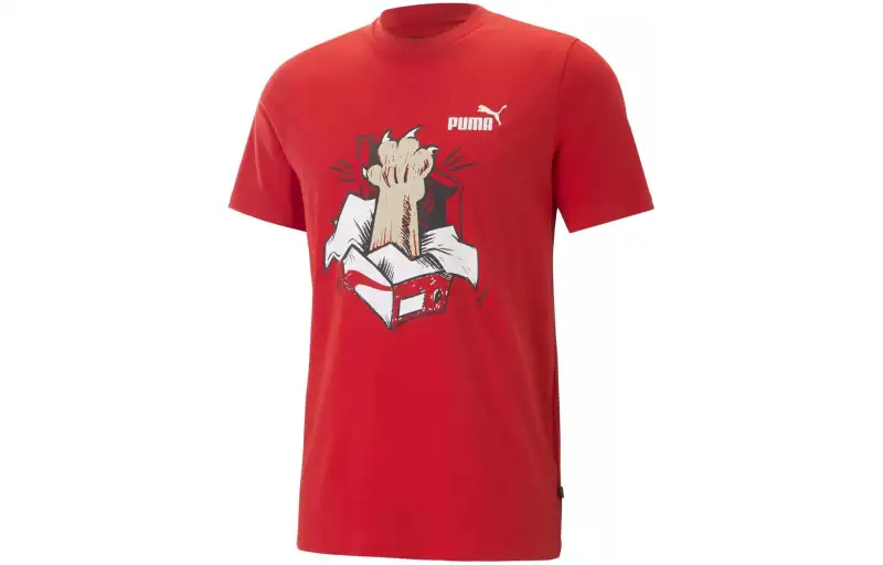 PUMA GRAPHICS SNEAKER TEE T Shirt Men's Red