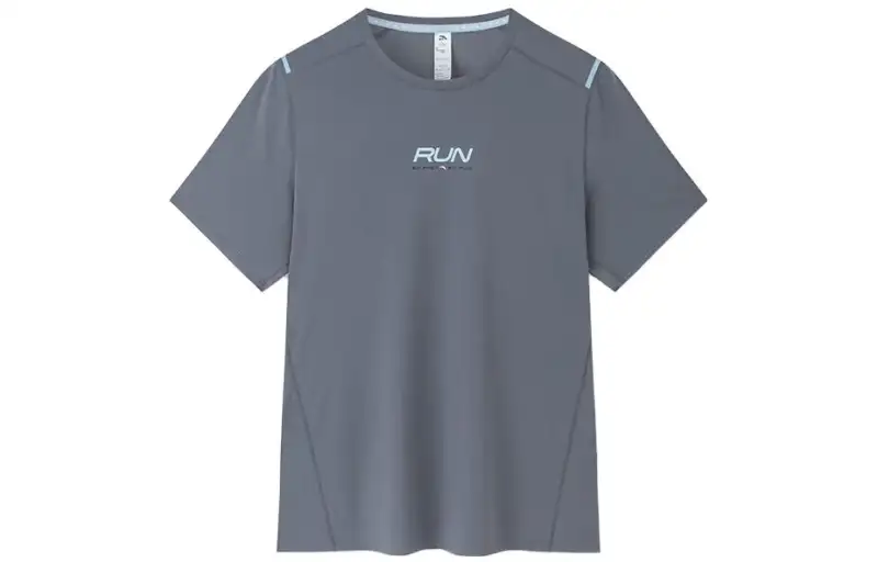 Anta Running Collection Running T Shirt Men's Road Trace Gray