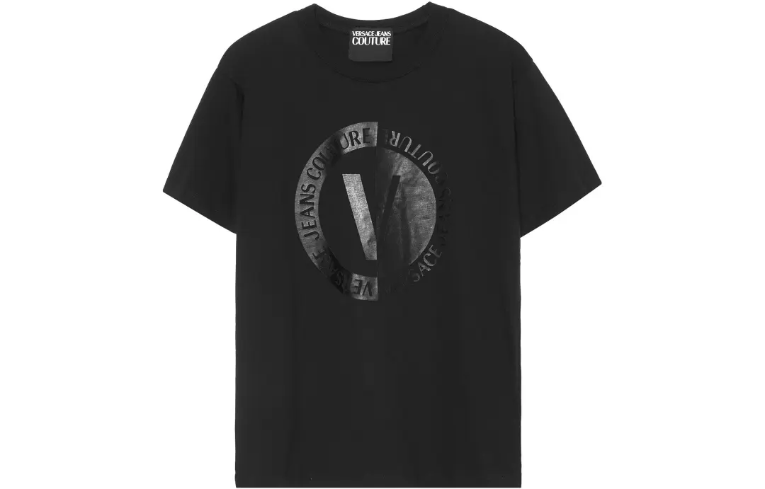 VERSACE JEANS COUTURE Logo print Detail T shirt