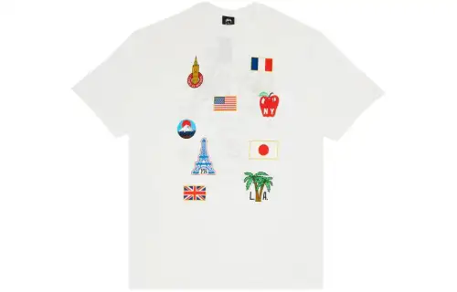 Stussy World Tour Flags Tee