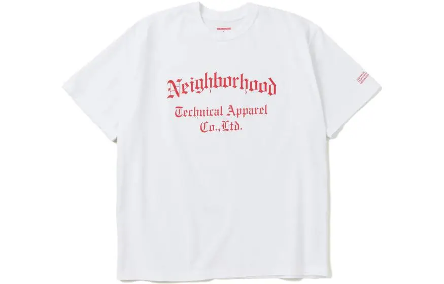 NEIGHBORHOOD T Shirts Men's Crew Neck Moderate Straight Fit