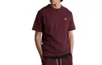 New Balance T Shirts Men's Red Crew Neck Moderate Straight Fit