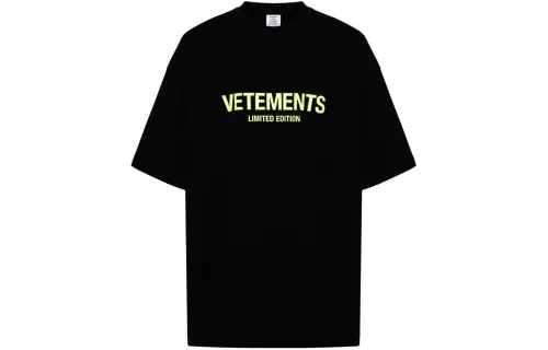 Vetements Logo print Cotton T shirt