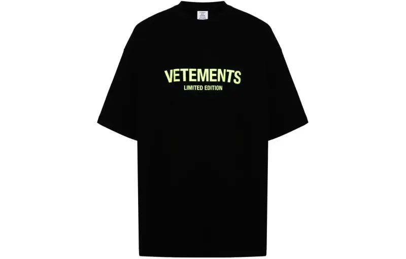 Vetements Logo print Cotton T shirt
