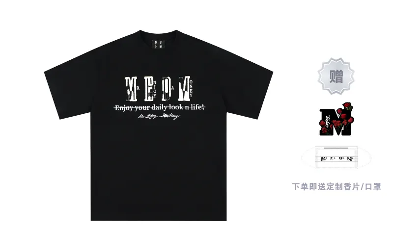MR.ENJOYDA MONEY T Shirts Unisex Crew Neck Moderate Straight Fit