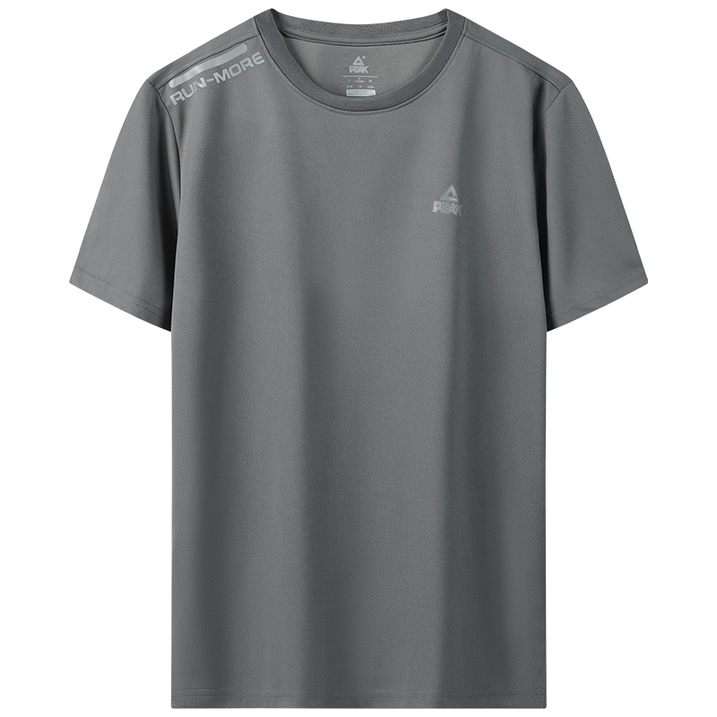 PEAK Running T Shirts Unisex Crew Neck Thin Straight Fit