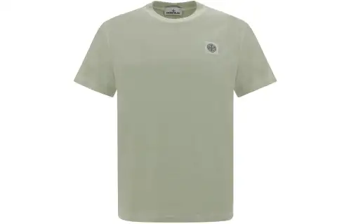 STONE ISLAND Logo Patch Crewneck T-Shirt