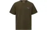 Timberland T Shirts Men's Dark Olive Green Crew Neck Moderate Straight Fit