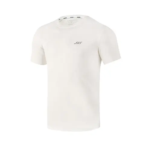 Skechers T Shirt Men's Marshmallow White