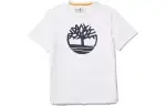 Timberland T Shirts Men's White Crew Neck Moderate Straight Fit