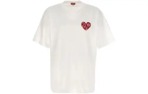 【Zoomed ImageryPrevious Season】logo-patch cotton T-shirt