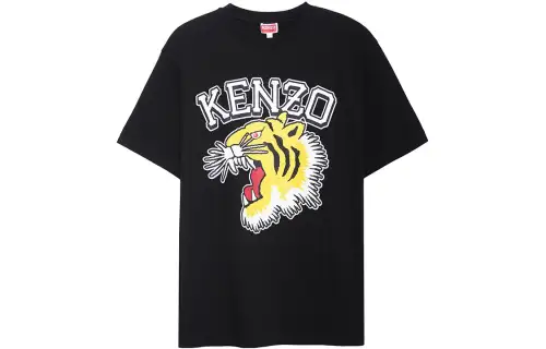 KENZO Tiger-print Cotton T-shirt