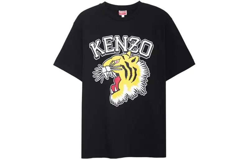 KENZO Tiger-print Cotton T-shirt
