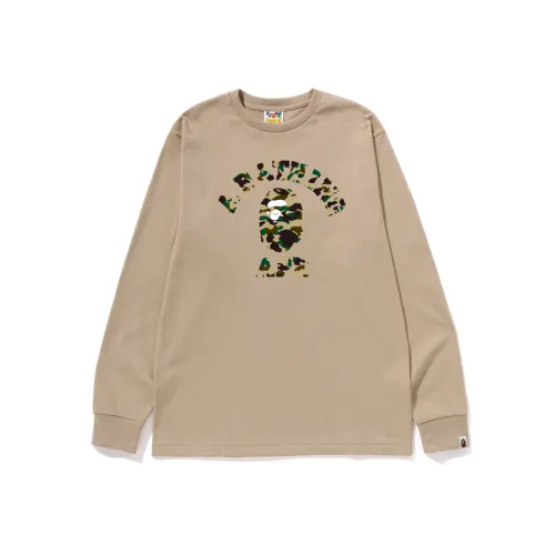 A BATHING APE 1st Camo College Long Sleeve Tee
