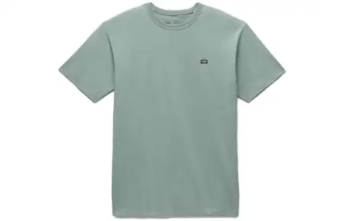 Vans T Shirts Unisex Green Crew Neck Moderate Straight Fit