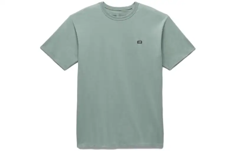 Vans T Shirts Unisex Green Crew Neck Moderate Straight Fit