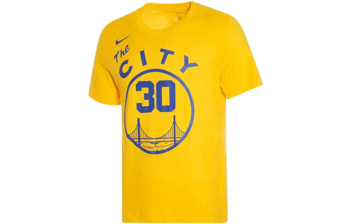 Nike x NBA T Shirt Men's Yellow
