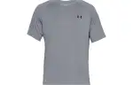Under Armour T Shirts Men's Gray Crew Neck Moderate Straight Fit