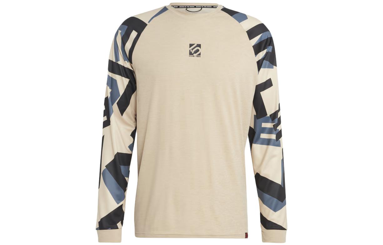 Adidas Five Ten Trailx Long Sleeve Top T Shirt Men's Beige