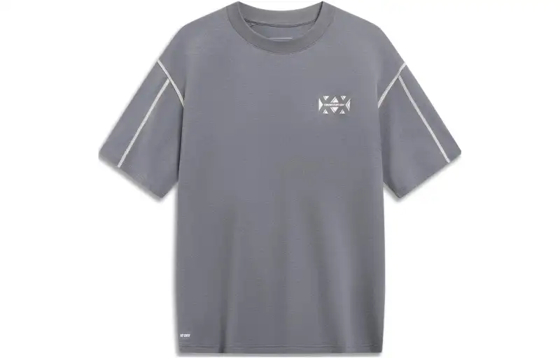 Li Ning CF Tracing T Shirt Unisex Lead Gray