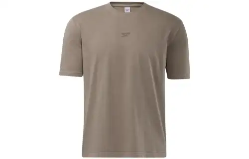 Reebok T Shirts Unisex Umber Crew Neck Moderate Straight Fit