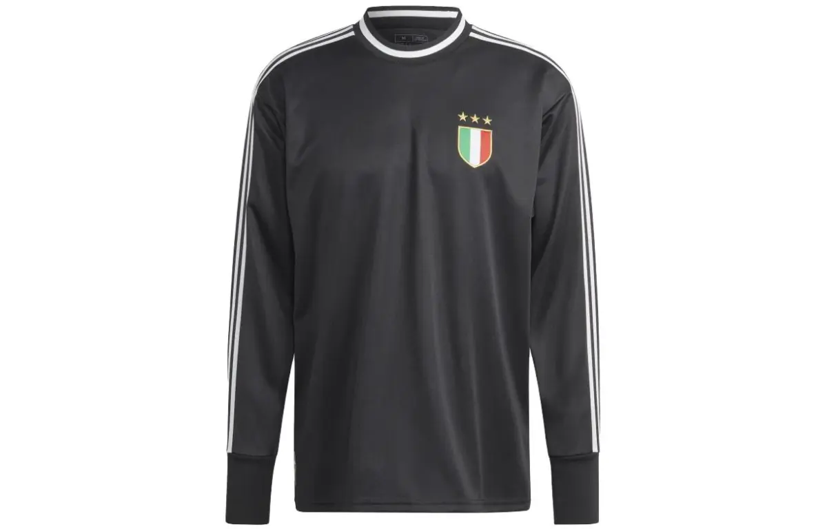 Adidas T-Shirts Men's Black Crew Neck Moderate Straight Fit