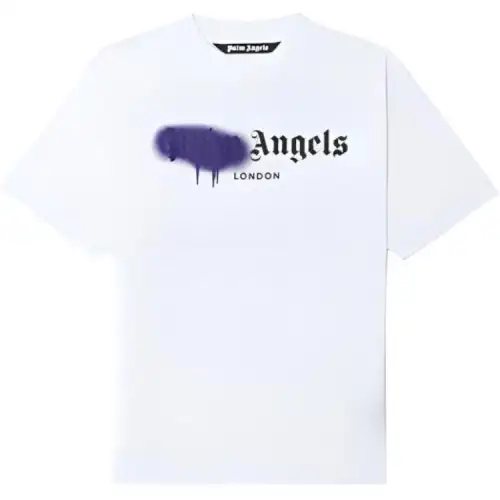 Palm Angels spray paint-print T-shirt