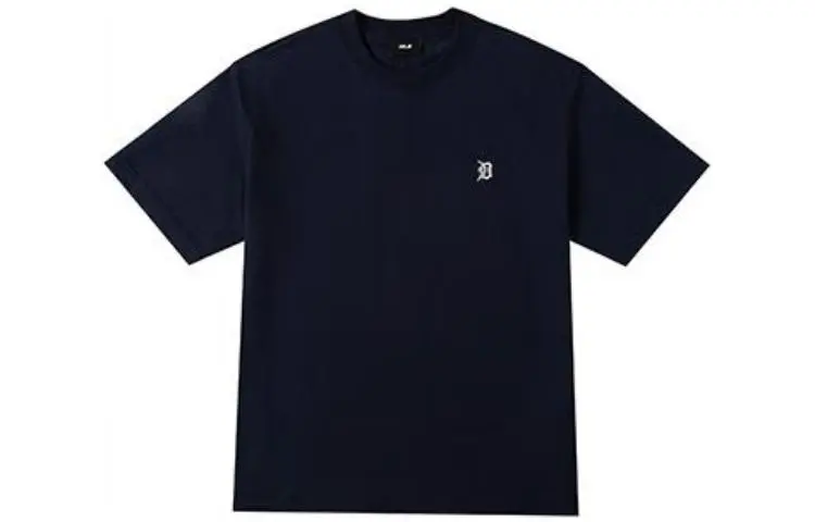 MLB T-Shirts Unisex Blue Crew Neck Moderate