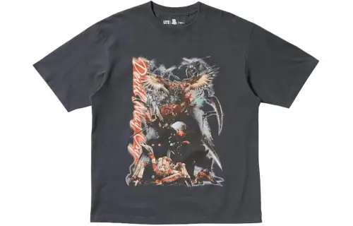UNIQLO x Kosuke Kawamura X Capcom T Shirt Unisex Dark Gray