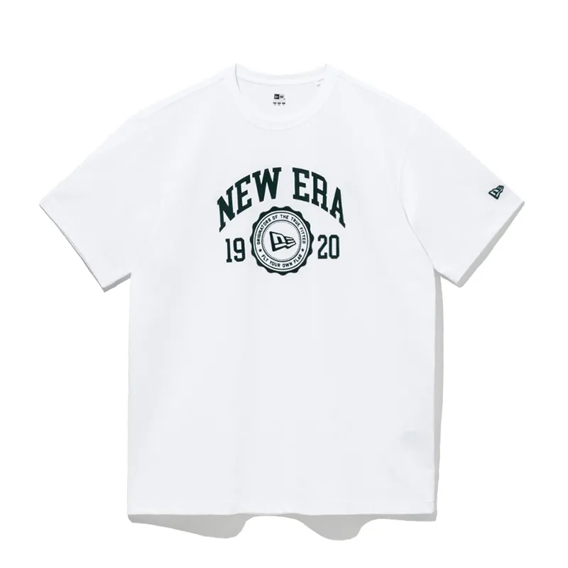 New Era T-Shirts Unisex White Crew Neck Moderate