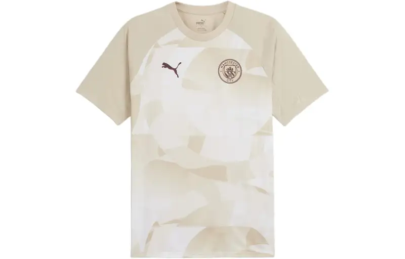 PUMA MCFC PREMATCH T Shirt Men's Apricot