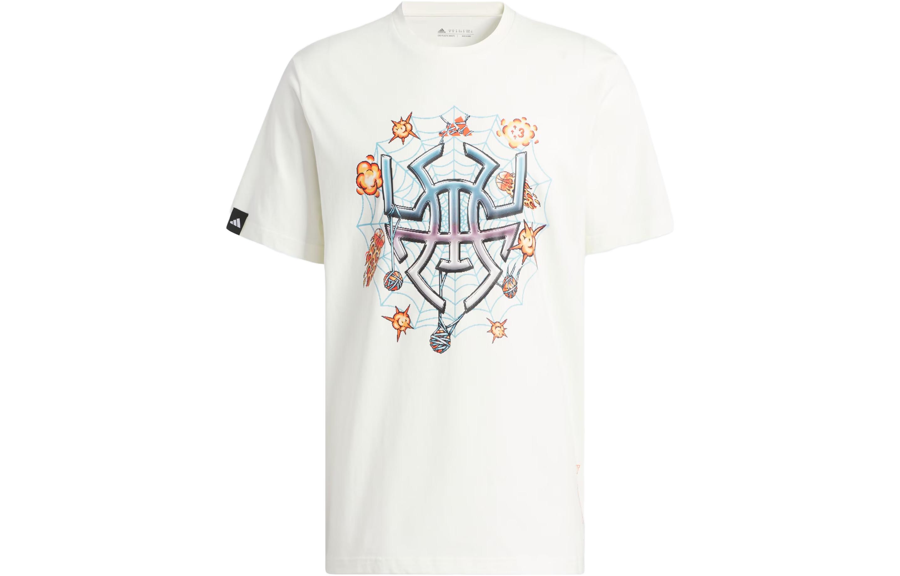 Adidas Donovan Mitchell 8 Bit Graphics Signature Basketball Graphic Tee
