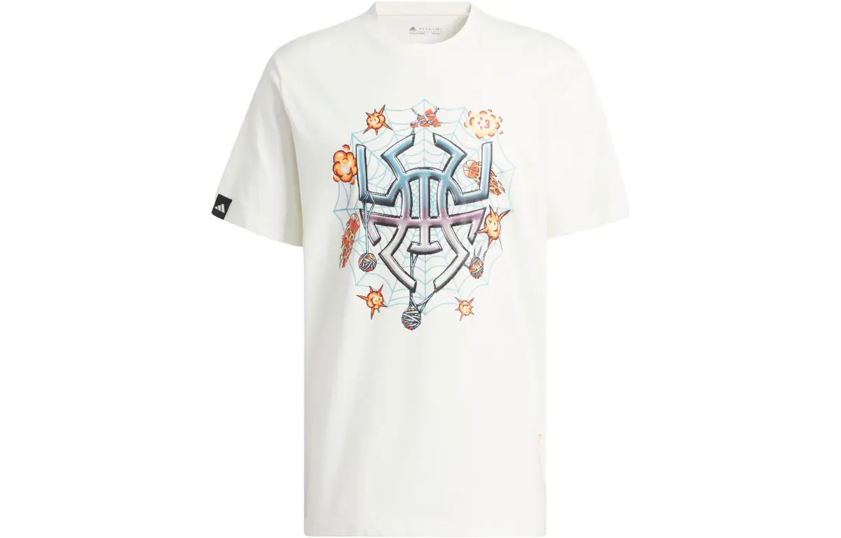 Adidas Donovan Mitchell 8 Bit Graphics Signature Basketball Graphic Tee
