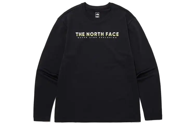 THE NORTH FACE T Shirts Men's Black Crew Neck Moderate Straight Fit