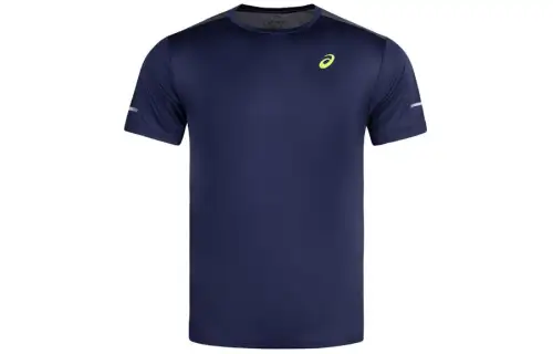ASICS T Shirt Men's Navy Blue/Gray