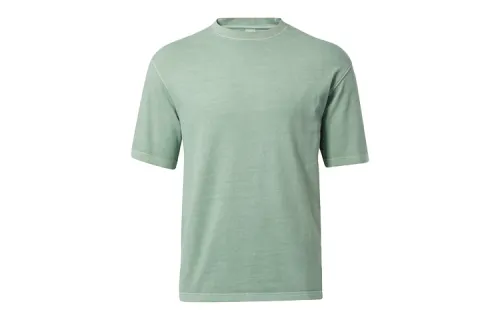 Reebok Drop Shoulder Sleeve T Shirt Unisex Green