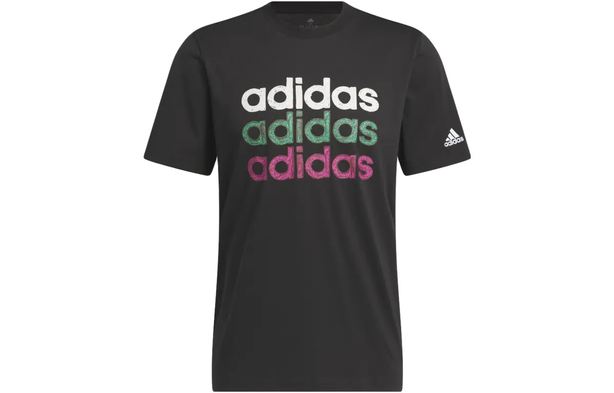 Adidas ULT T-Shirts Men's Black Crew Neck Moderate Straight Fit
